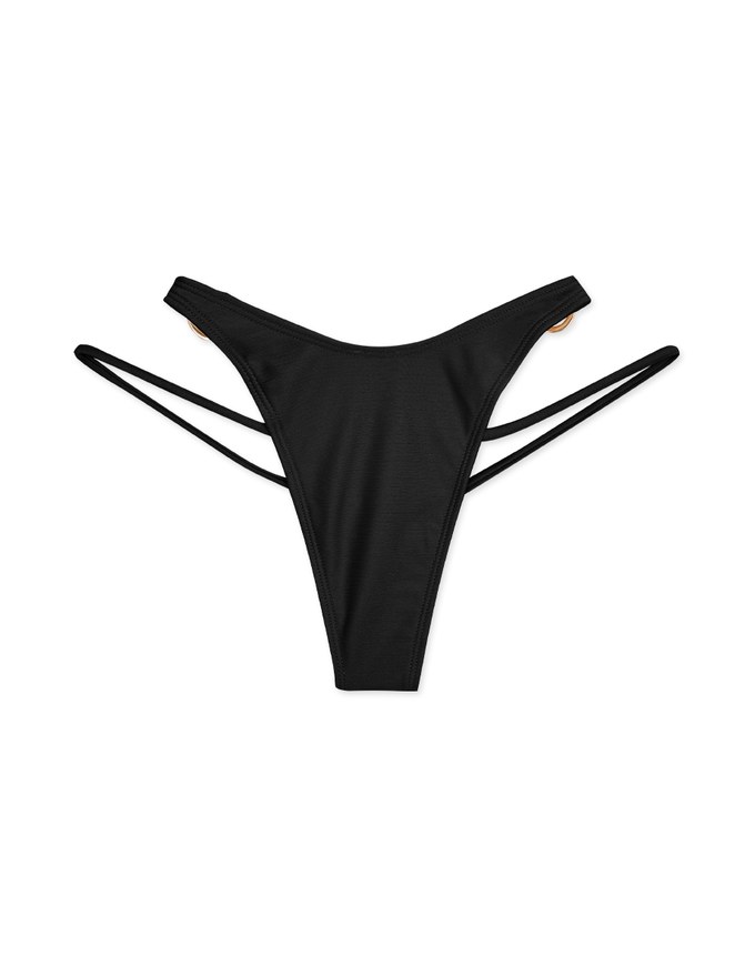 【YANBABY】High Slit Hollow Double Line Bikini Bottom