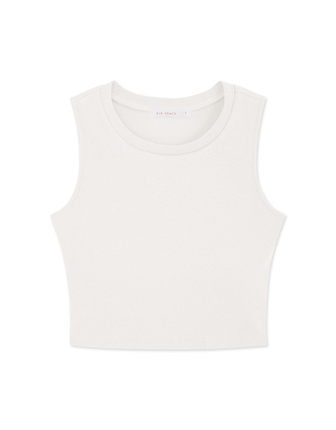 Back Hollow Button Low Back Vest (With Padding)