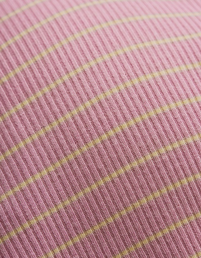 Striped Hollow Low Back Vest (With Padding)