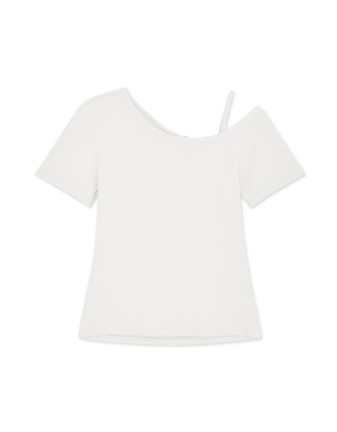 Fake Two-Piece Twisted Design Knit Top