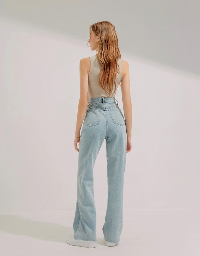 Smocked Cropped Tank Top