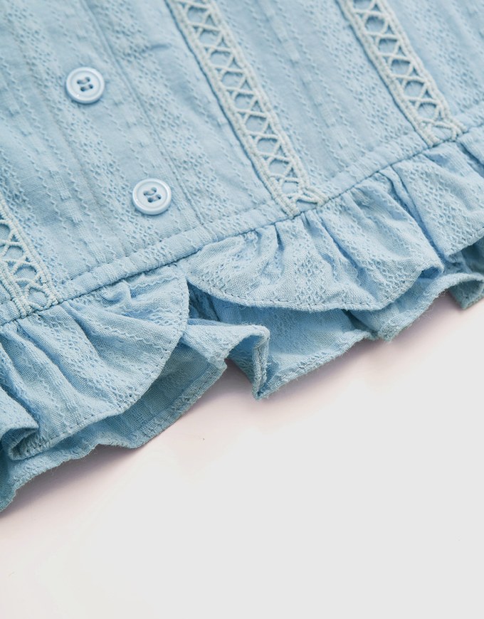 2Way Ruffled Lace Top