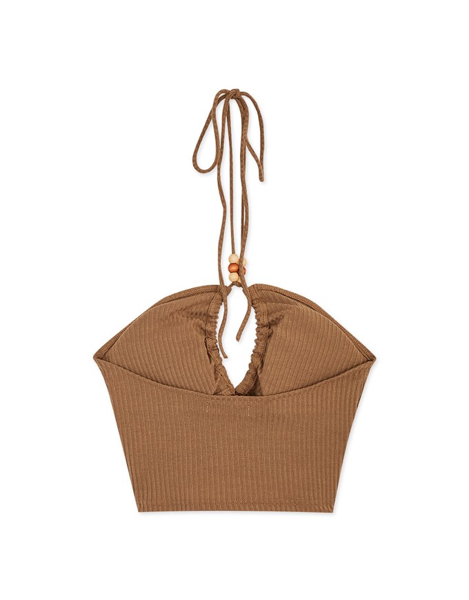 Vacation Style Strap Hollow Vest (With Padding)