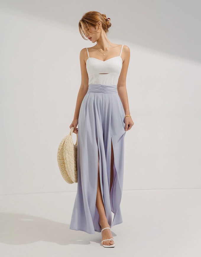 Hollow Shape Tank Top(With Padding)