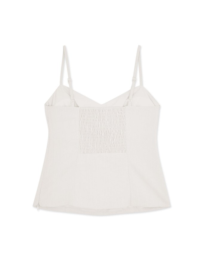 Hollow Shape Tank Top(With Padding)