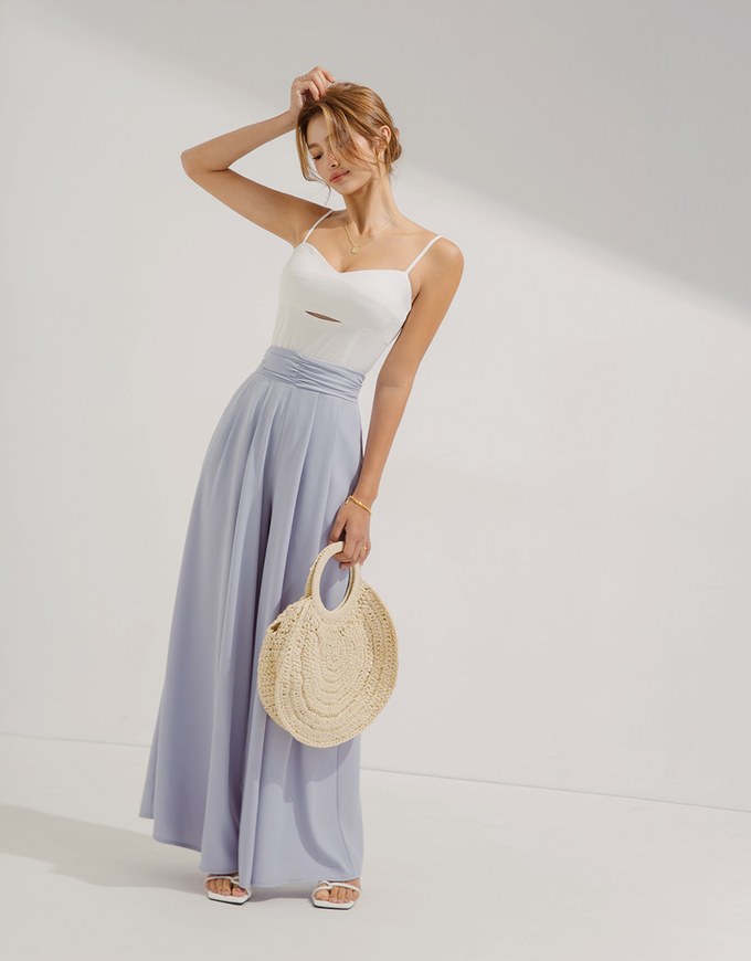 Hollow Shape Tank Top(With Padding)