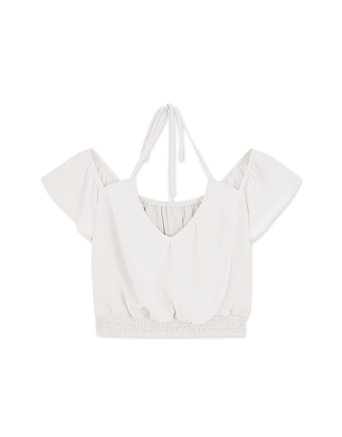 Chiffon Hollow Tie Top