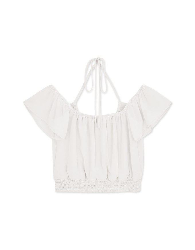 Chiffon Hollow Tie Top