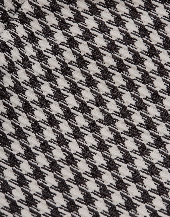 Houndstooth Cami Vest (With Padding)