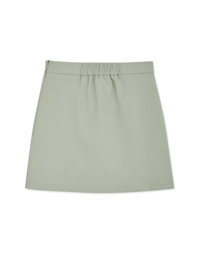 Trendy Gold Chain A-Line Skorts