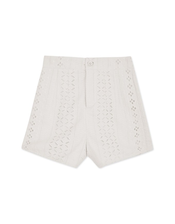 Lace Elastic A-Line Shorts