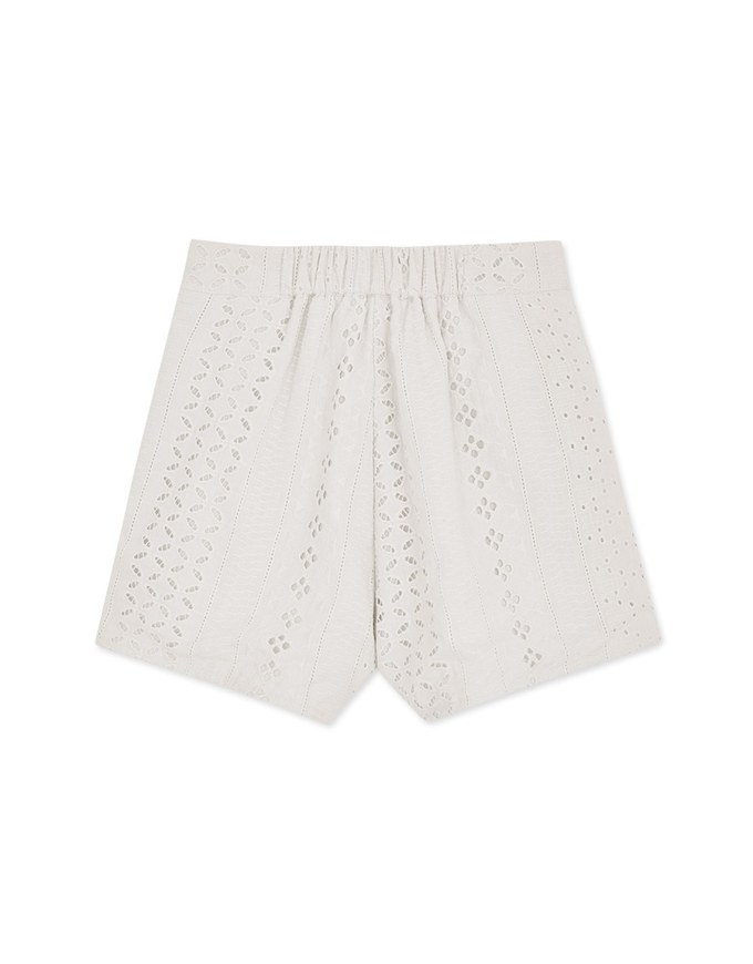 Lace Elastic A-Line Shorts