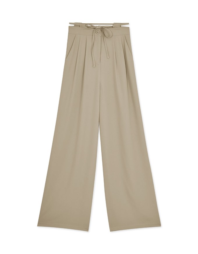 Hollow Tie Suit Pants