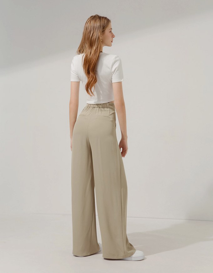 Hollow Tie Suit Pants