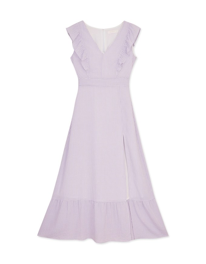 V Neck Fishtail Long Dress