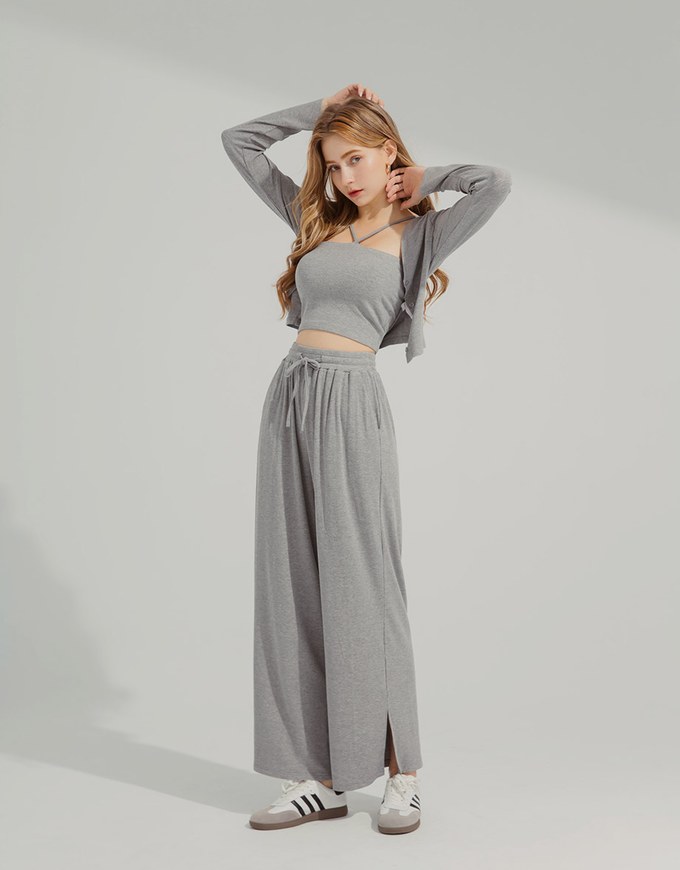 Anti-UV Cooling Strap Cotton Sweatpants