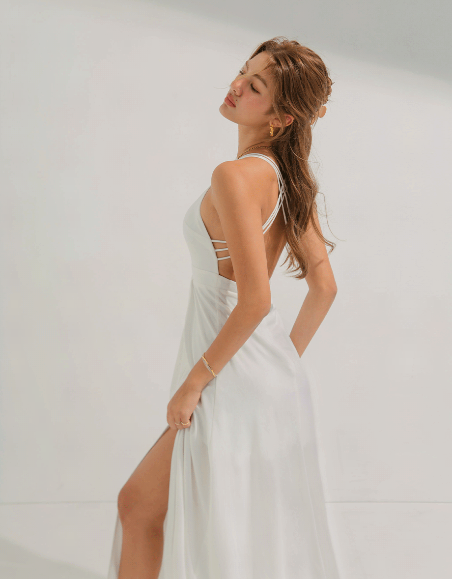 Goddess Style Elegant Maxi Long Dress (With Padding)