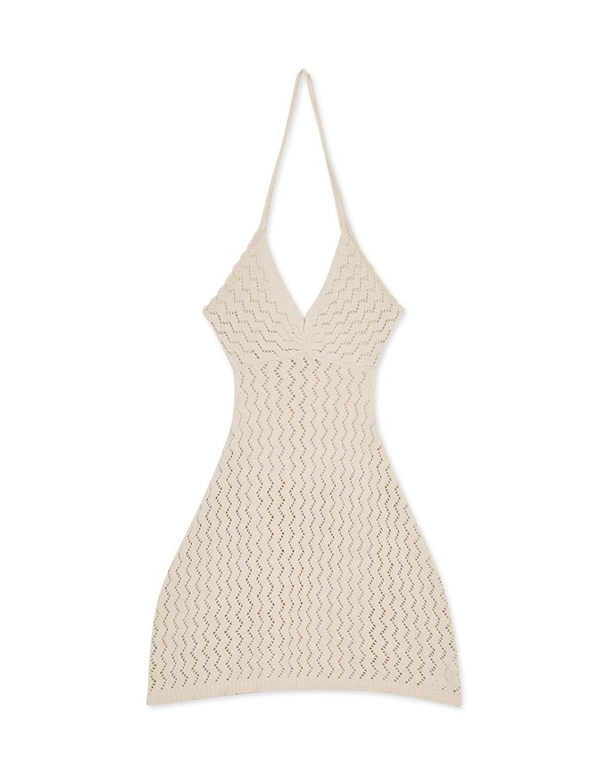 【Beach Cover】 Knit Bikini Cover Up Beach Dress
