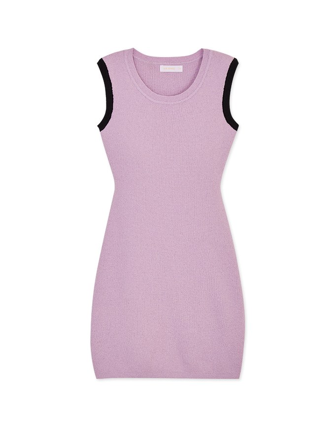 Cutout Waist Knit Dress
