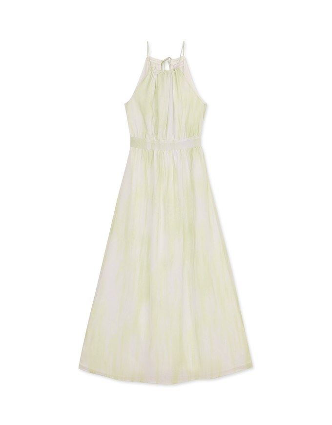 Halter Tie-Dye Long Dress