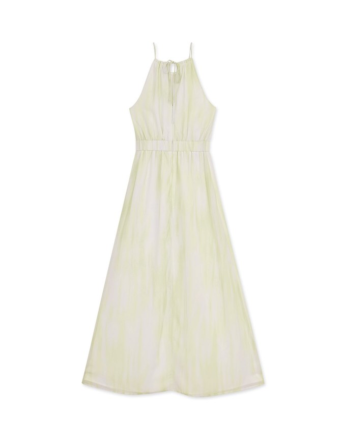 Halter Tie-Dye Long Dress