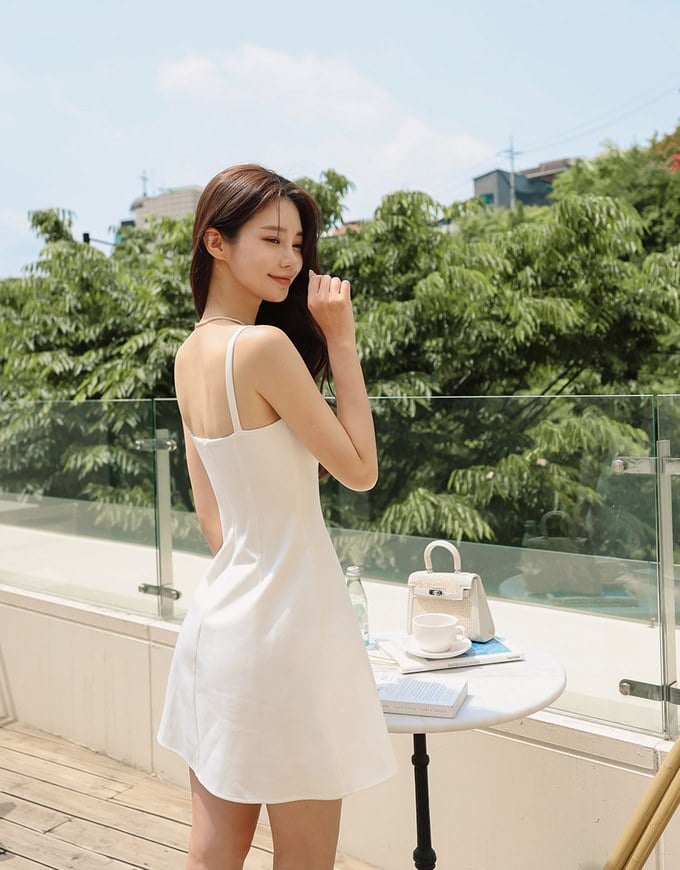 Dinner Dress With Bra Padded Corset Structure Fish Bone High Waist Mini Dress H05