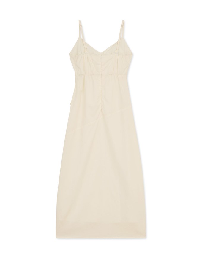 Slit Slim Maxi Long Dress (With Padding)