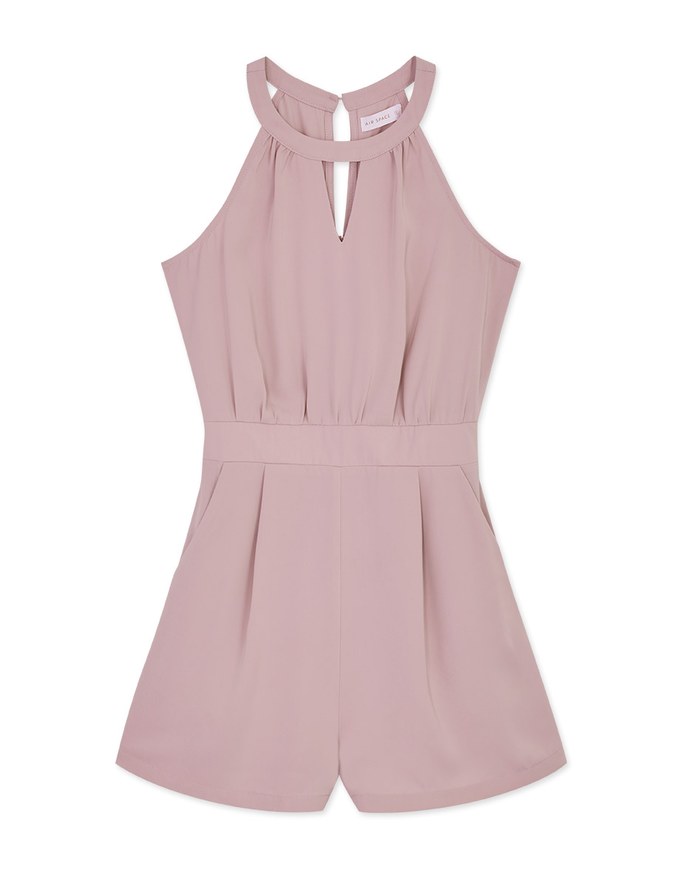 Cutout Shoulder Loose Tank Top Jumpsuit