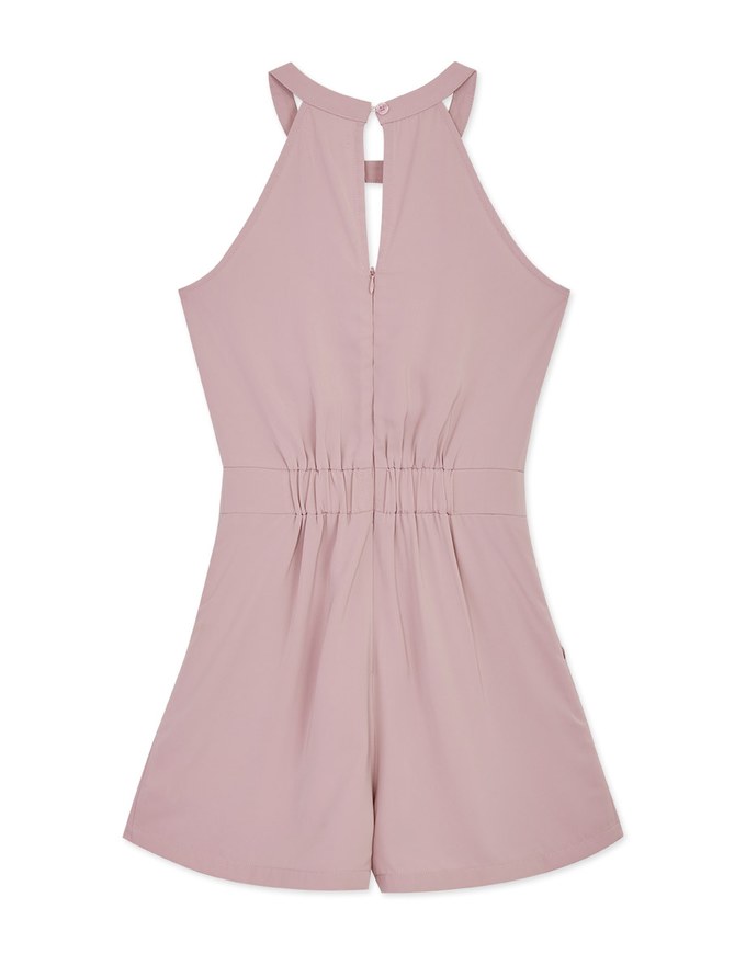 Cutout Shoulder Loose Tank Top Jumpsuit