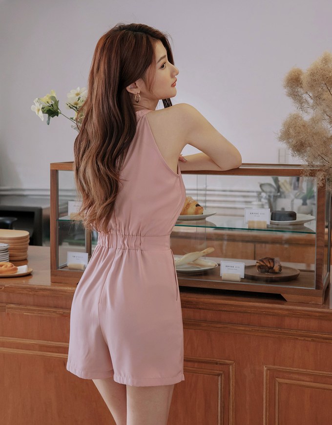 Cutout Shoulder Loose Tank Top Jumpsuit