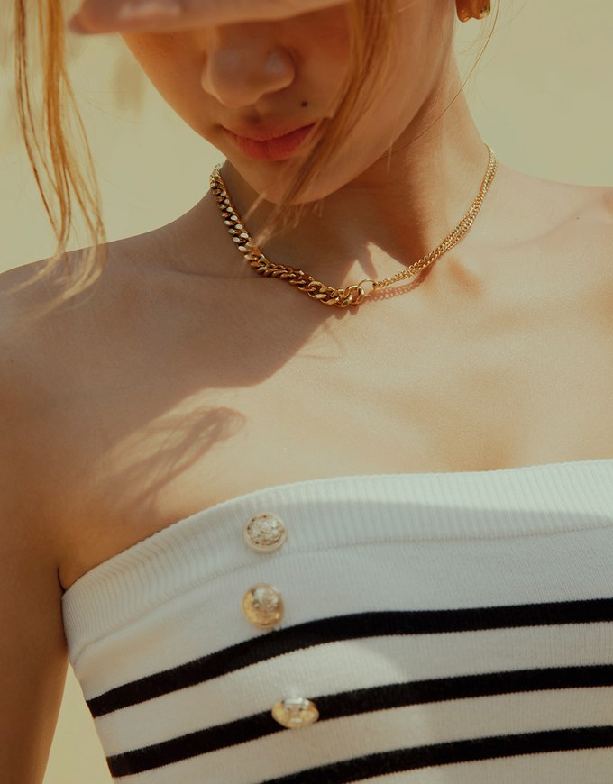 Striped Tube Top