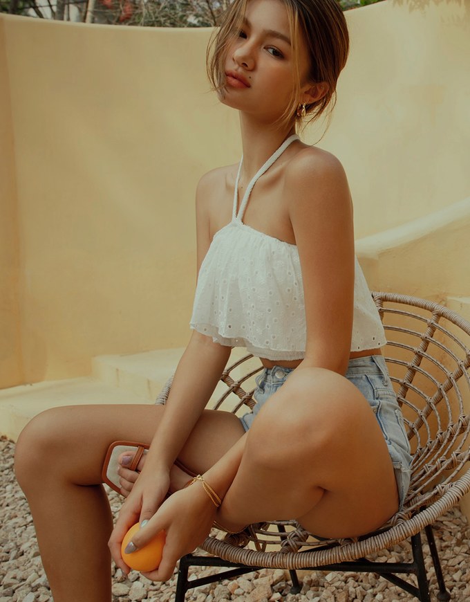 Embroidered Lace Tank Top