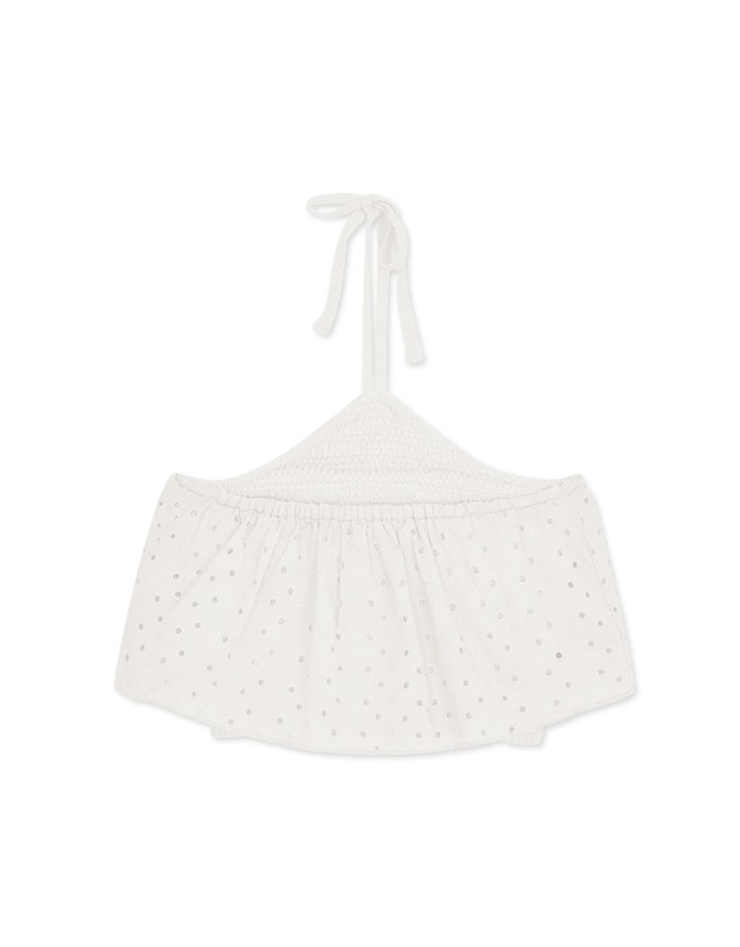 Embroidered Lace Tank Top