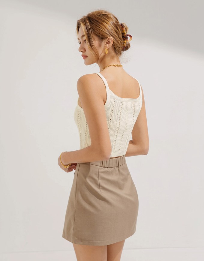 Knit Crop Tank Top