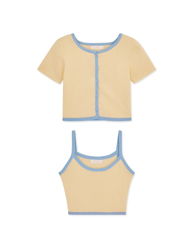 Two-Piece Knit Top