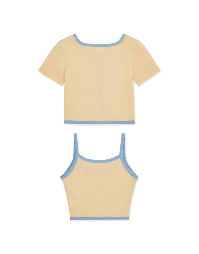 Two-Piece Knit Top