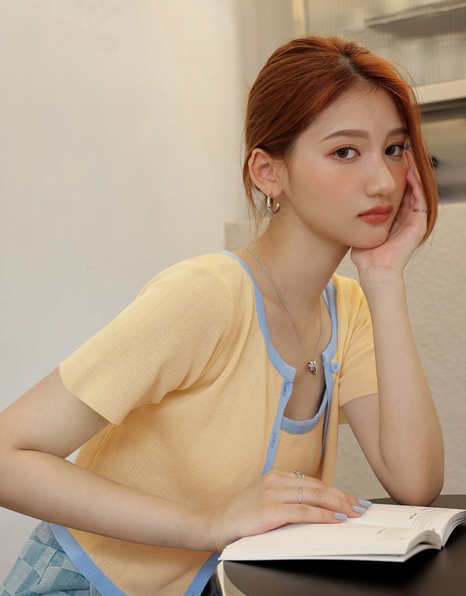 Two-Piece Knit Top