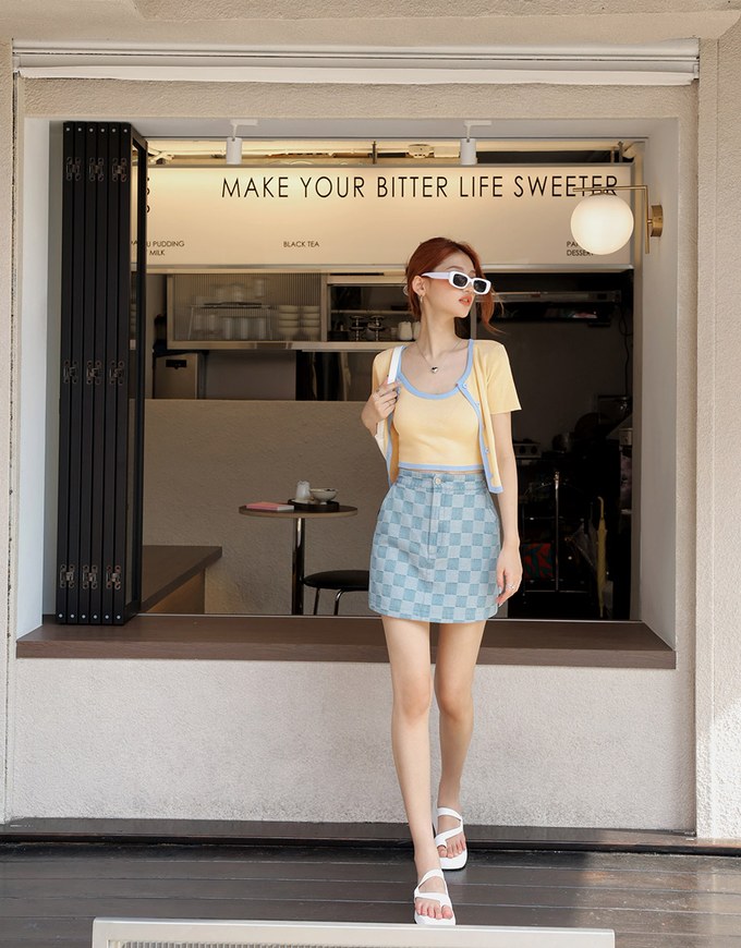 Two-Piece Knit Top