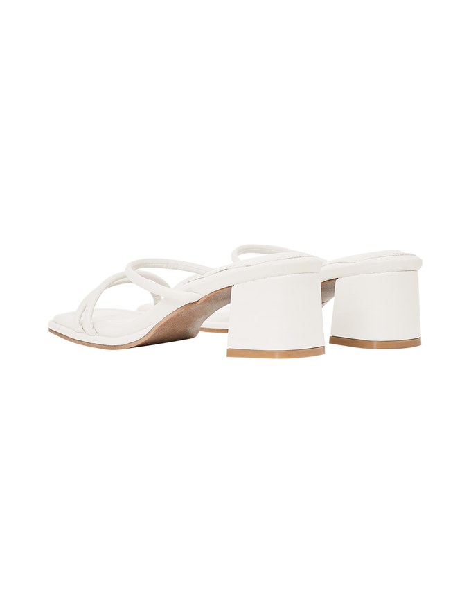 Minimalist Thin Strap Mid-Heel Sandals