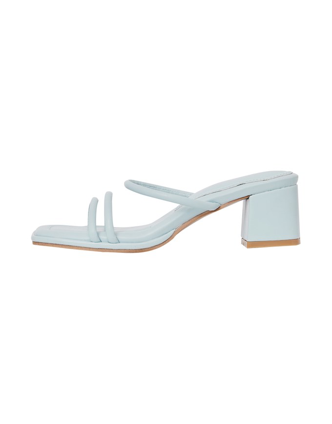 Minimalist Thin Strap Mid-Heel Sandals