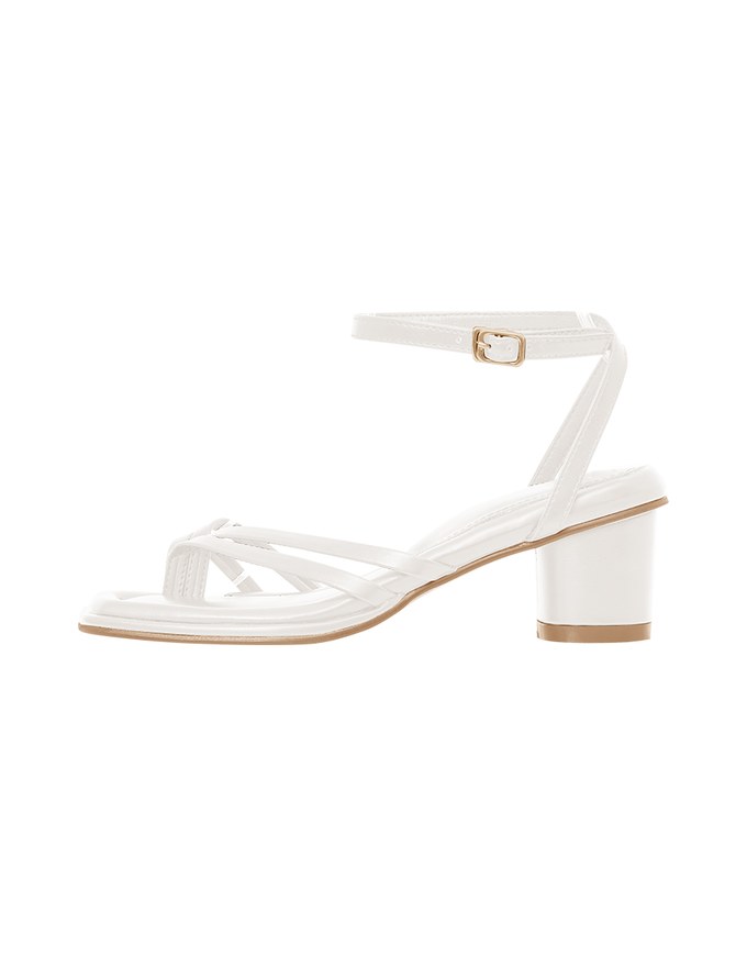 Strap Wrap Mid-Heel Sandals