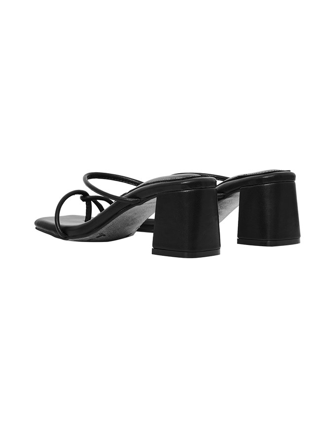 Minimalist Strap Mid-Heel Sandals