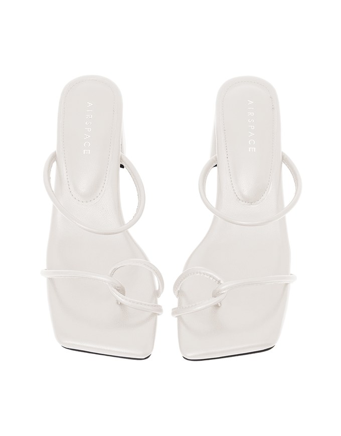Minimalist Strap Mid-Heel Sandals