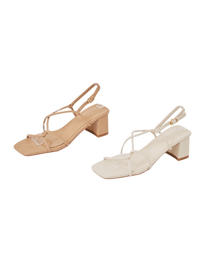Strap Mid-Heel Sandals