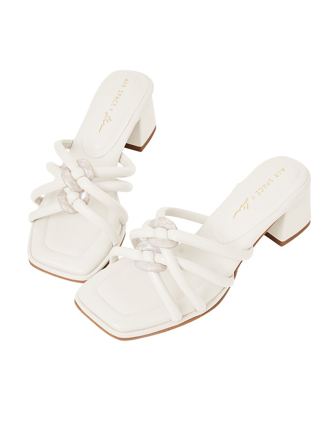 【Lisa's Design】Buckle Mid-Heel Sandals