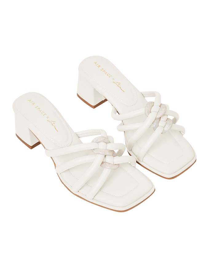 【Lisa's Design】Buckle Mid-Heel Sandals