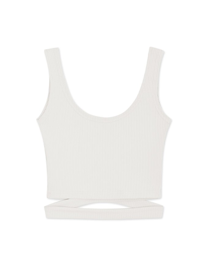 Crossover Crop Tank Top