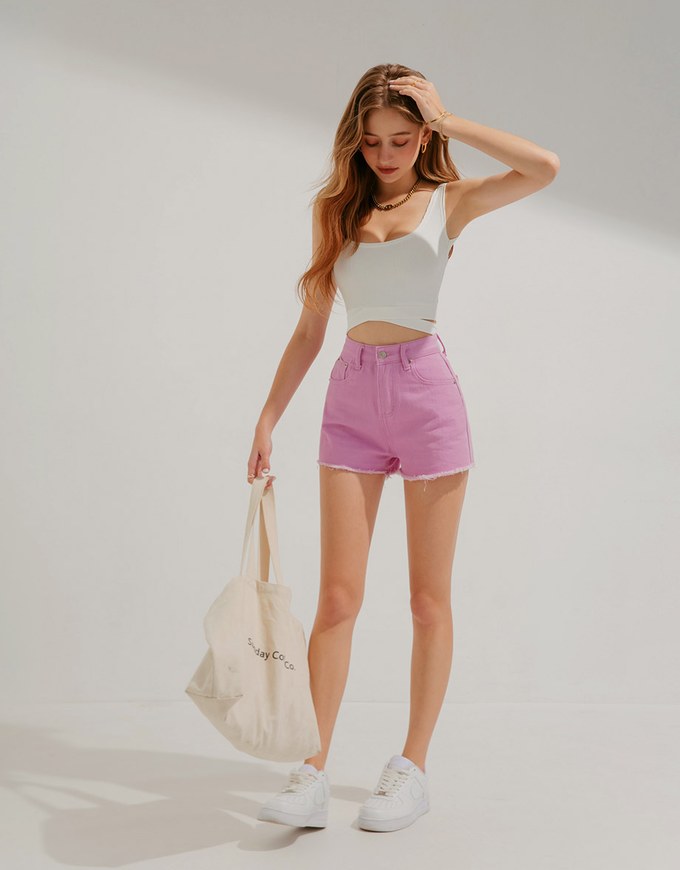 Crossover Crop Tank Top