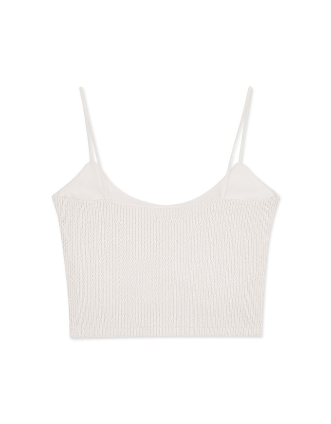 Knit Crop Vest (With Padding)