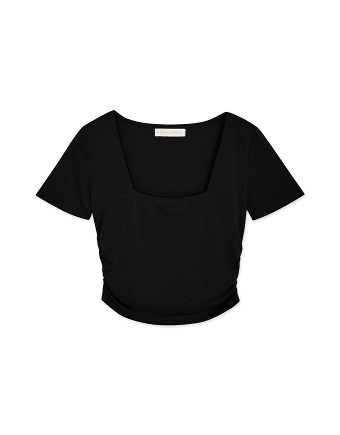 Breezy Cooling Side Scrunch Top
